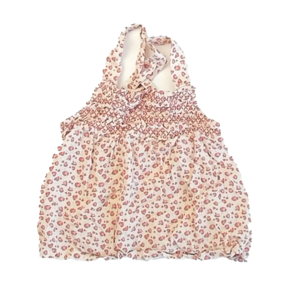 Sergent Major Other - Sergent Major Girls Ivory| Pink Leopard Tank Top size: 6 Years